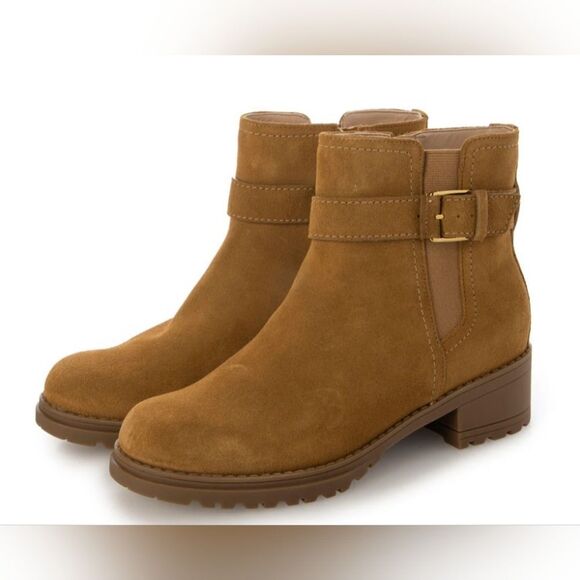 New! Cole Haan Catherine Bootie - Golden Honey Size 7 - Picture 1 of 7